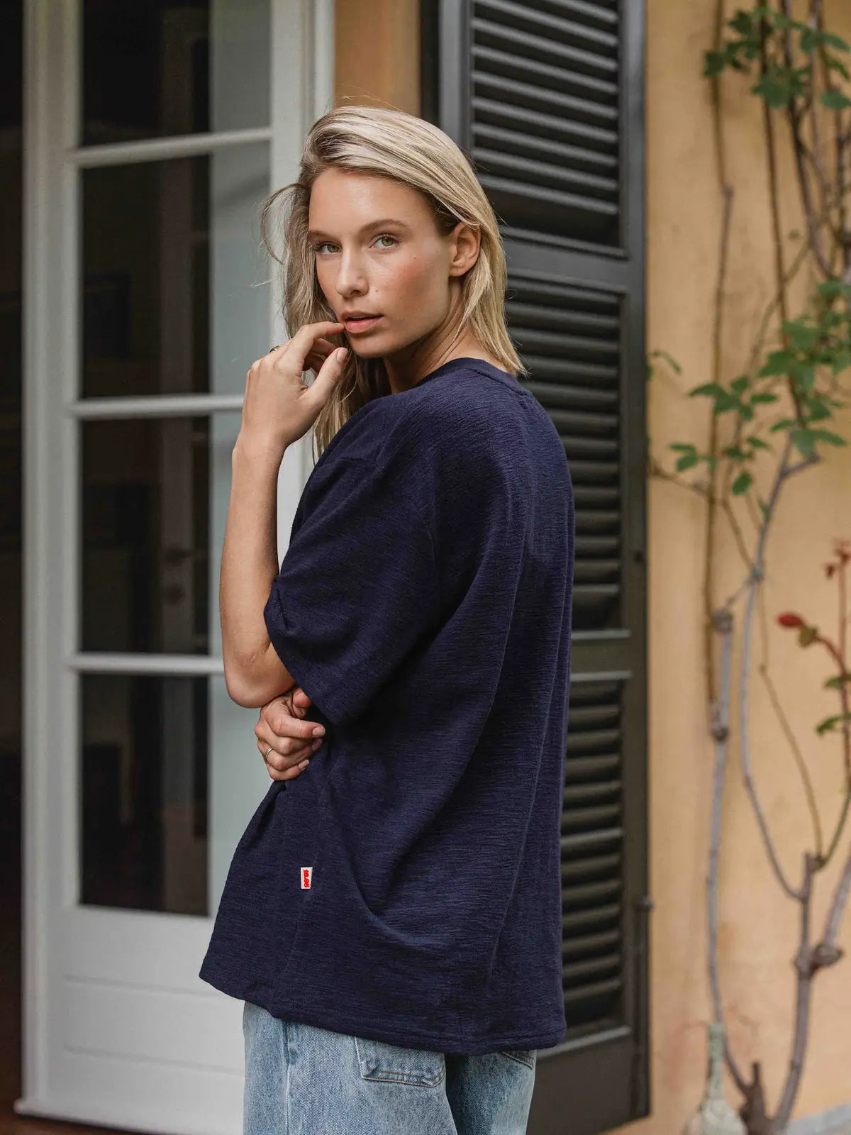 Navy Label T-shirt