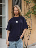 Navy Label T-Shirt-Muster