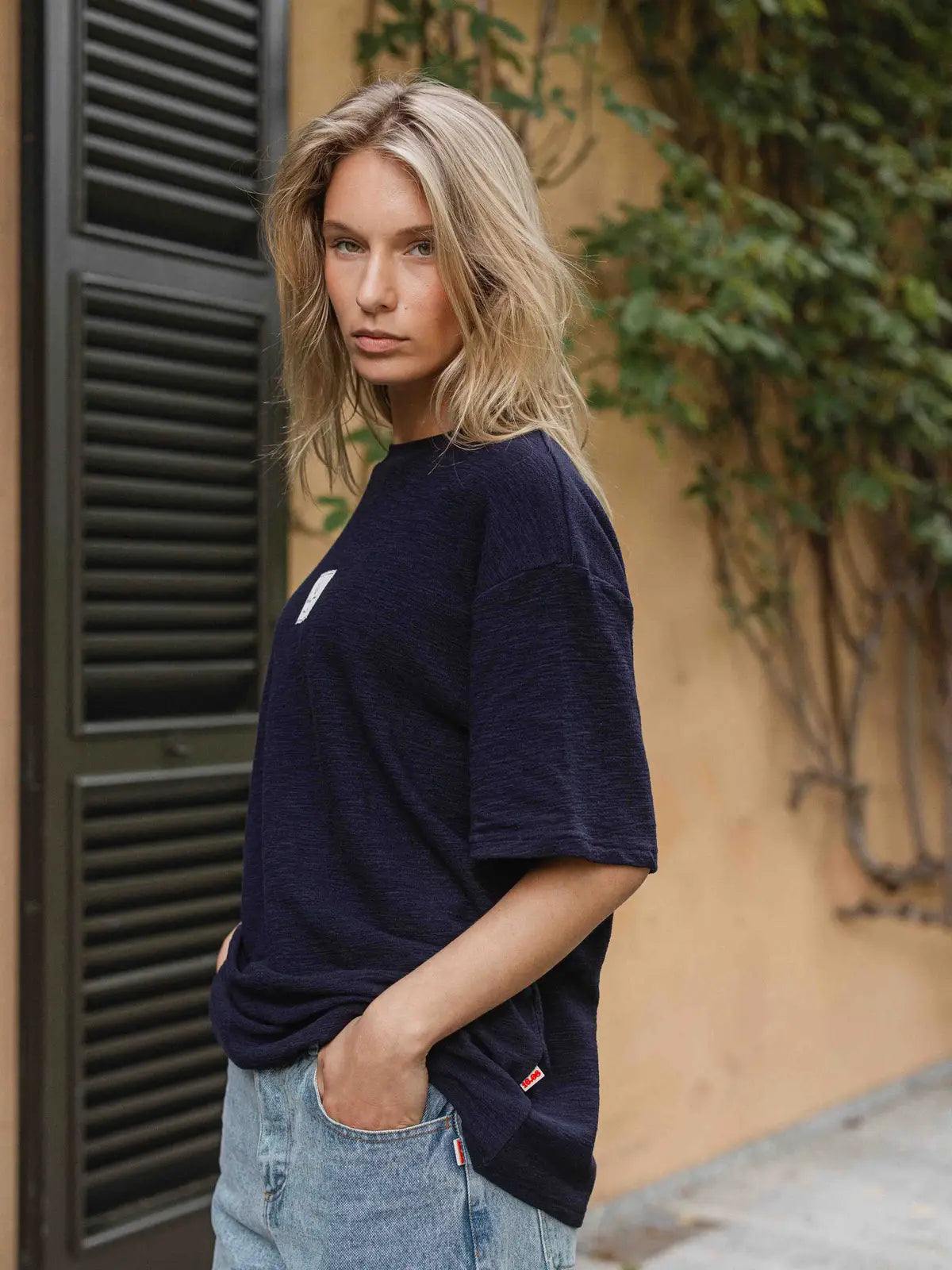 Navy Label T-shirt