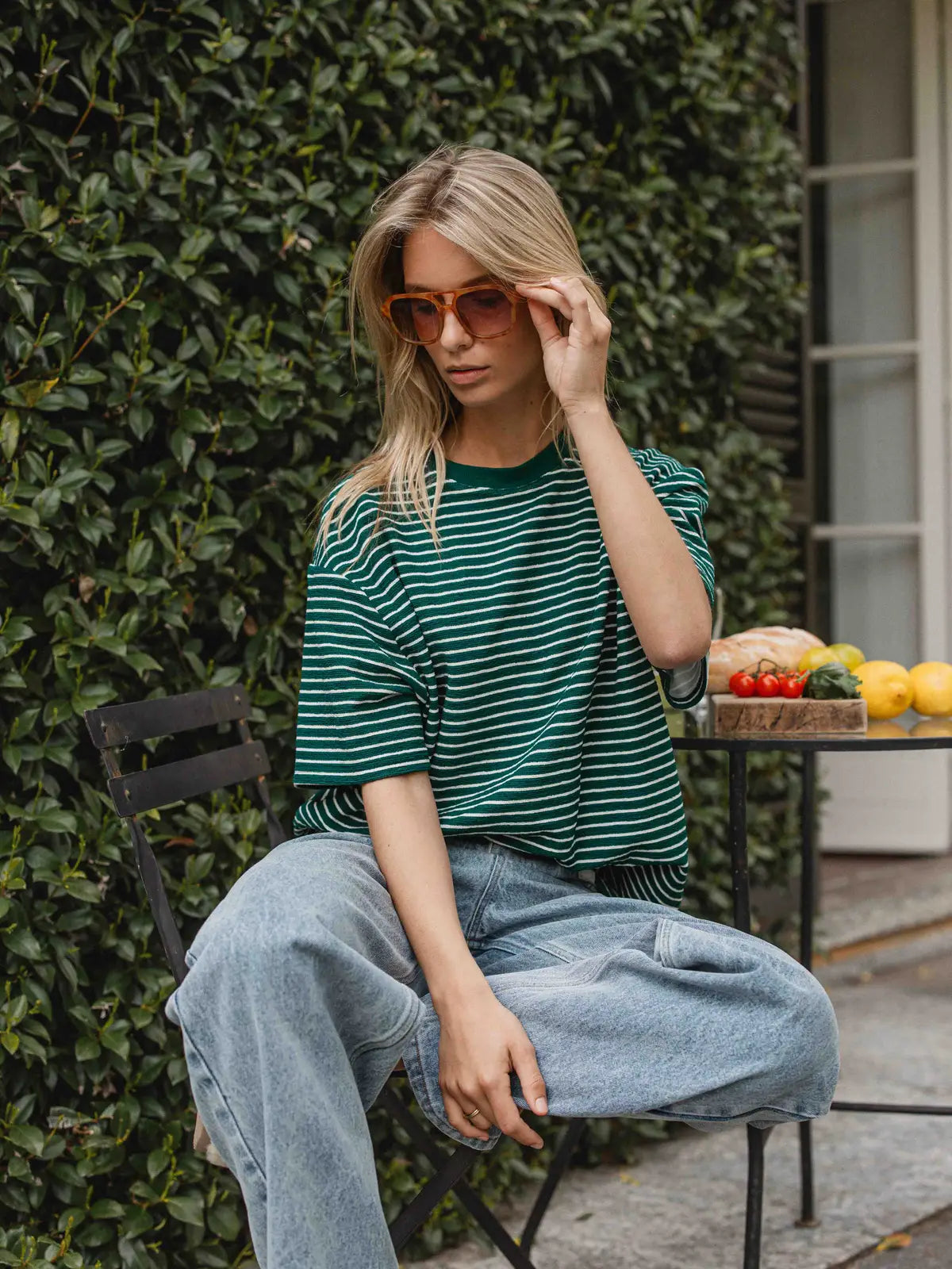 Green Stripe T-shirt