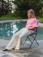 T-Shirt mit rosa Zitrone