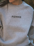 Grauer Damensweater
