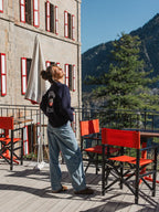 Navy Scuba Oversized Sweater