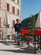 Navy Scuba Oversized Sweater