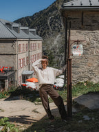 Creme Knit Oversized Hoodie