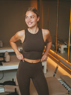 Brown Sports Bra