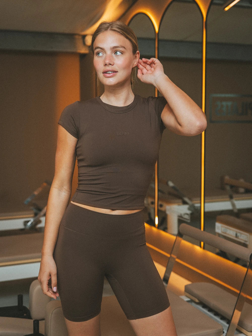 Brown Sports T-shirt