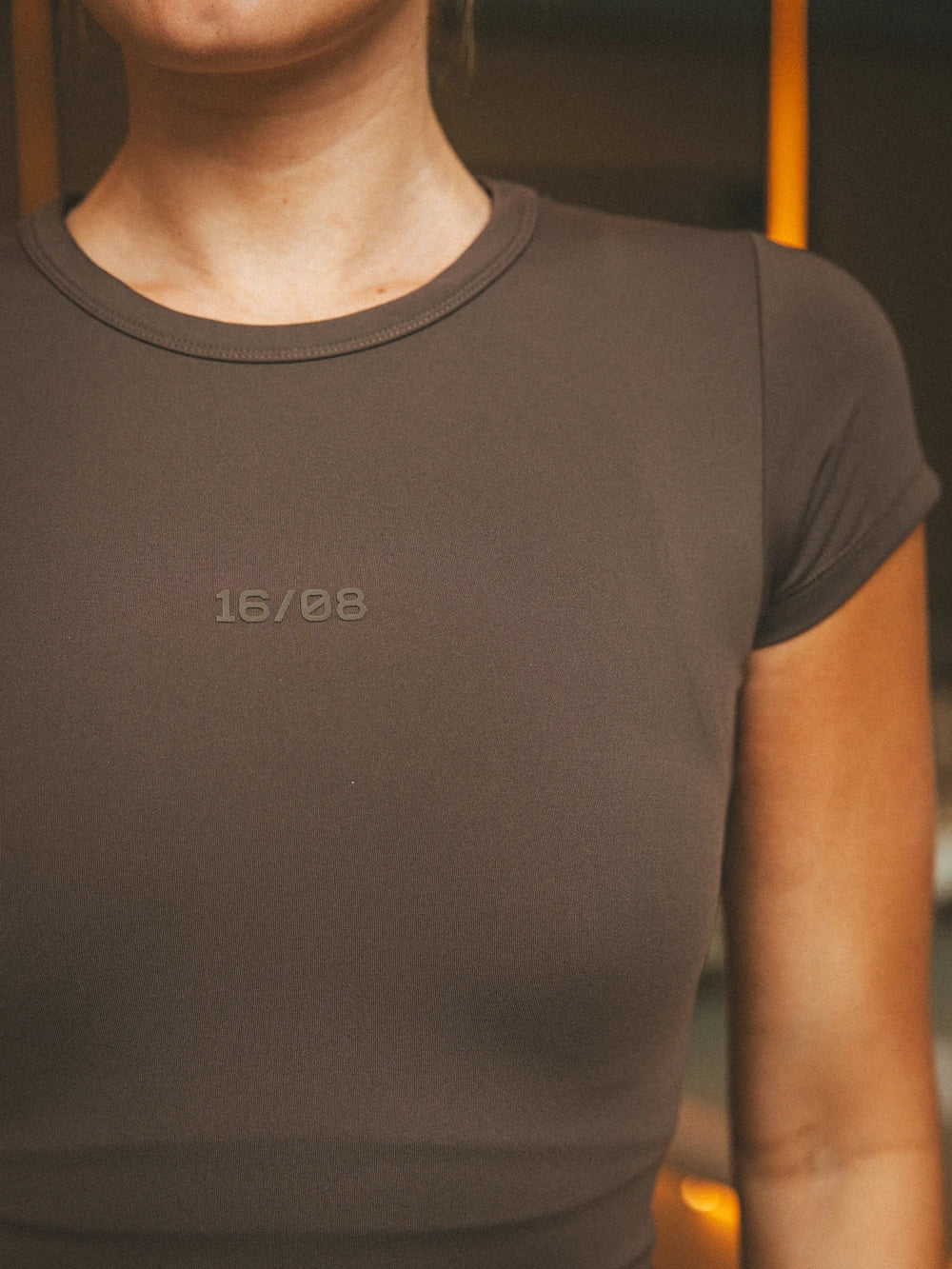Brown Sports T-shirt