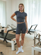 Blaues Sport-T-Shirt