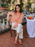 Orange Stripe Tomatoes Longsleeve