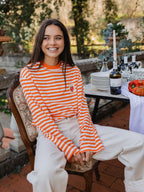 Orange Stripe Tomatoes Longsleeve