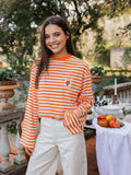 Orange Stripe Tomatoes Longsleeve