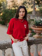 Red Oversized Tomatoes T-shirt