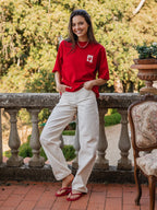 Red Oversized Tomatoes T-shirt