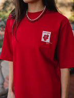 Red Oversized Tomatoes T-shirt