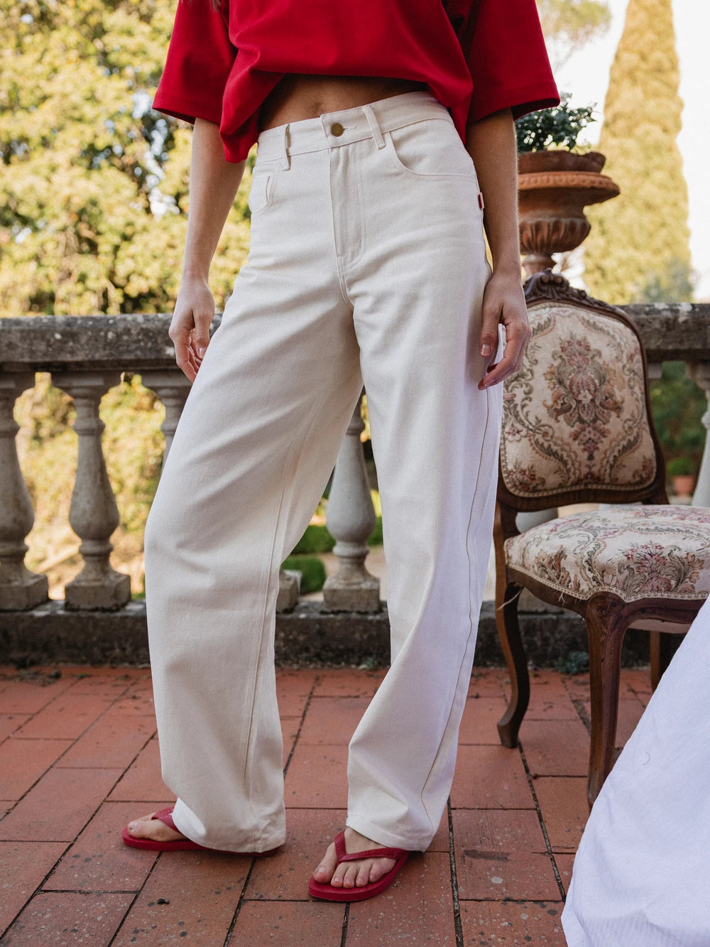 Off White Denim Jeans