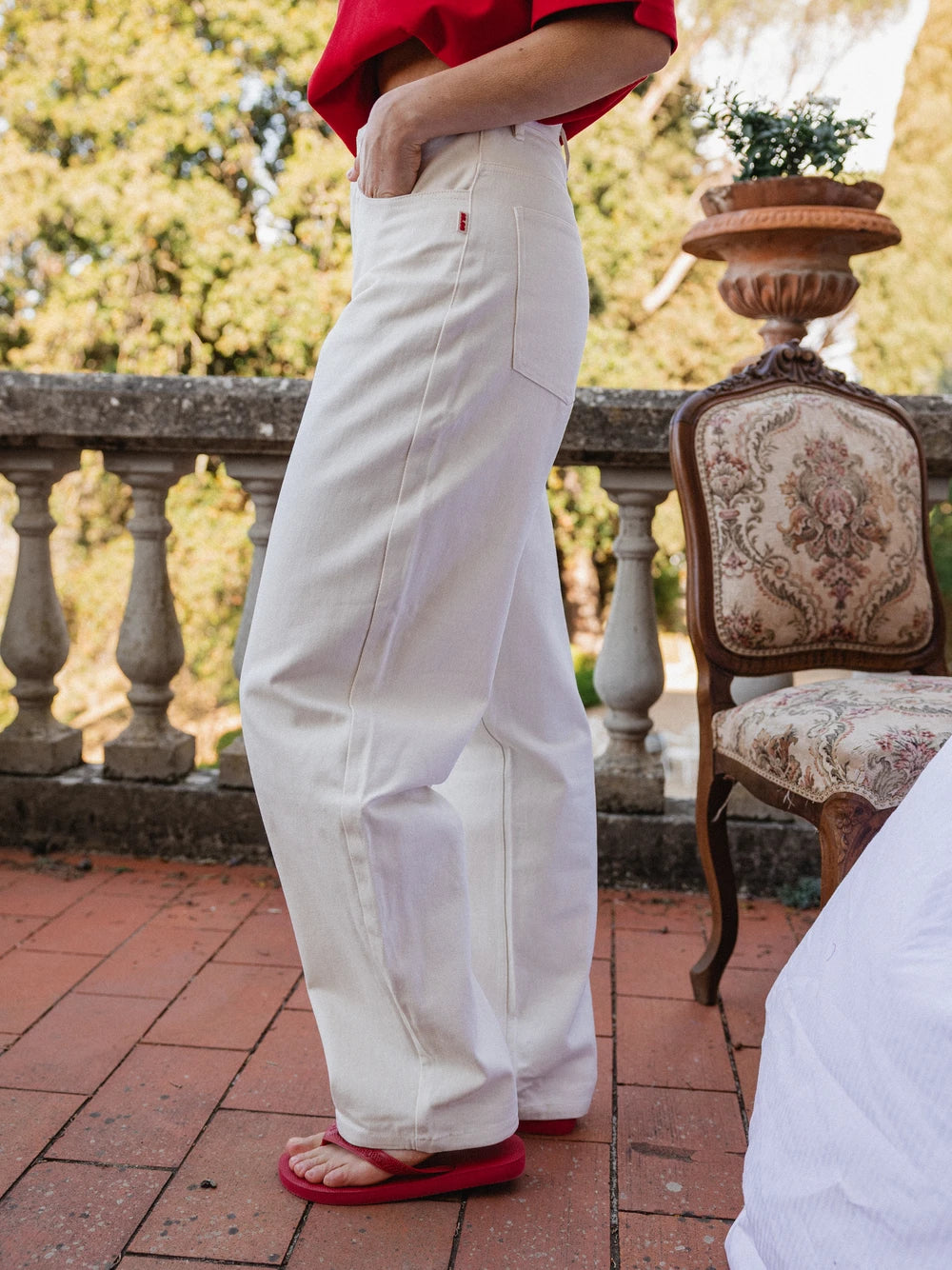 Off White Denim Jeans