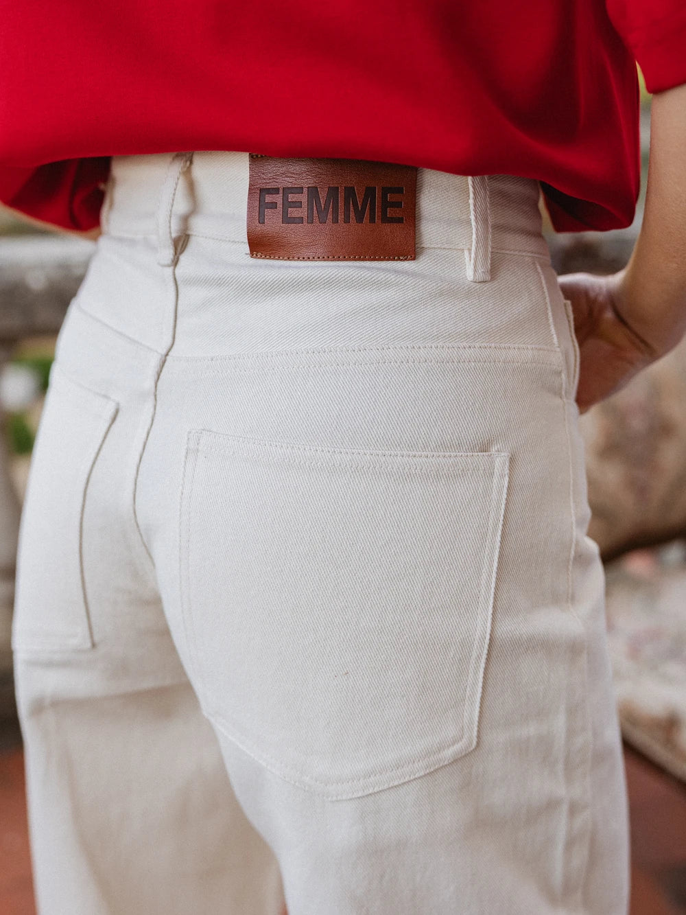 Off White Denim Jeans