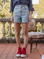 Washed Denim Short