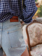 Washed Denim Short