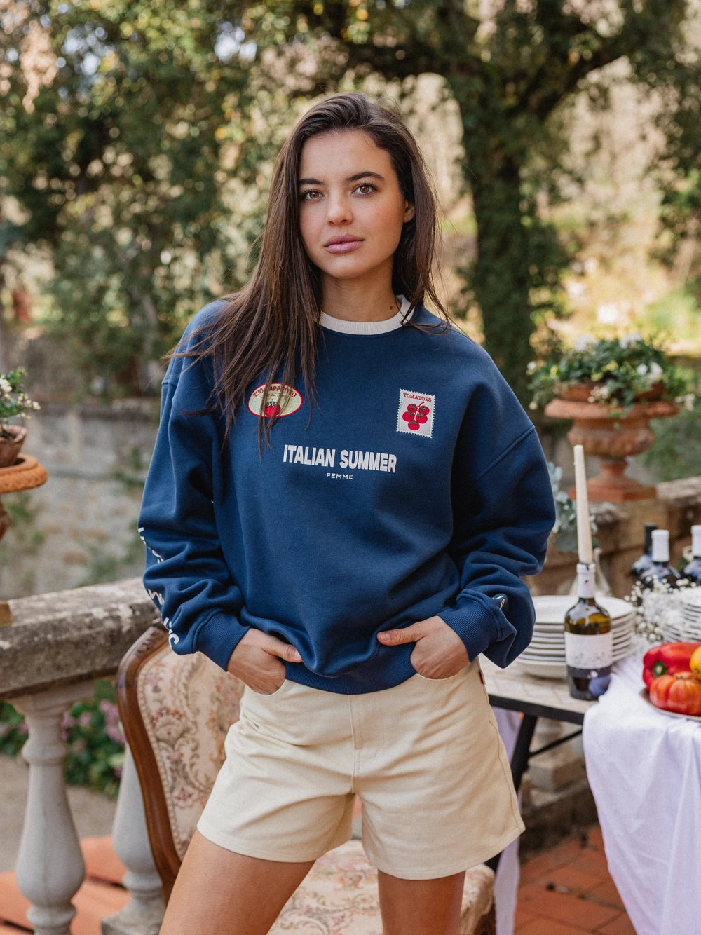 Navy Italian Summer Sweater