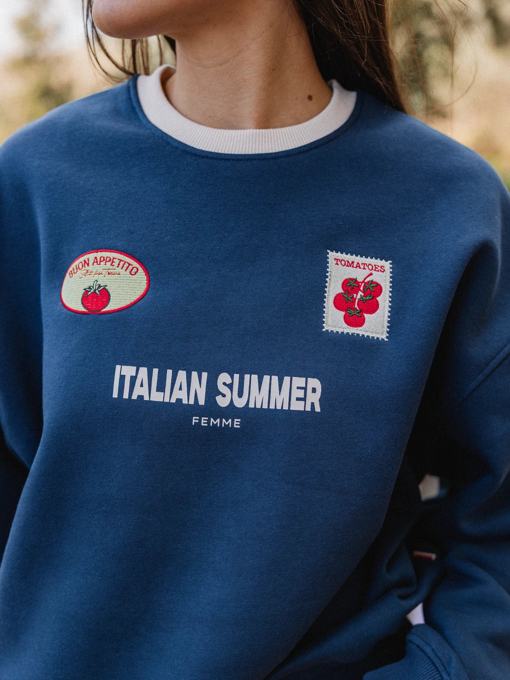 Navy Italian Summer Sweater