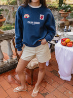 Navy Italian Summer Sweater