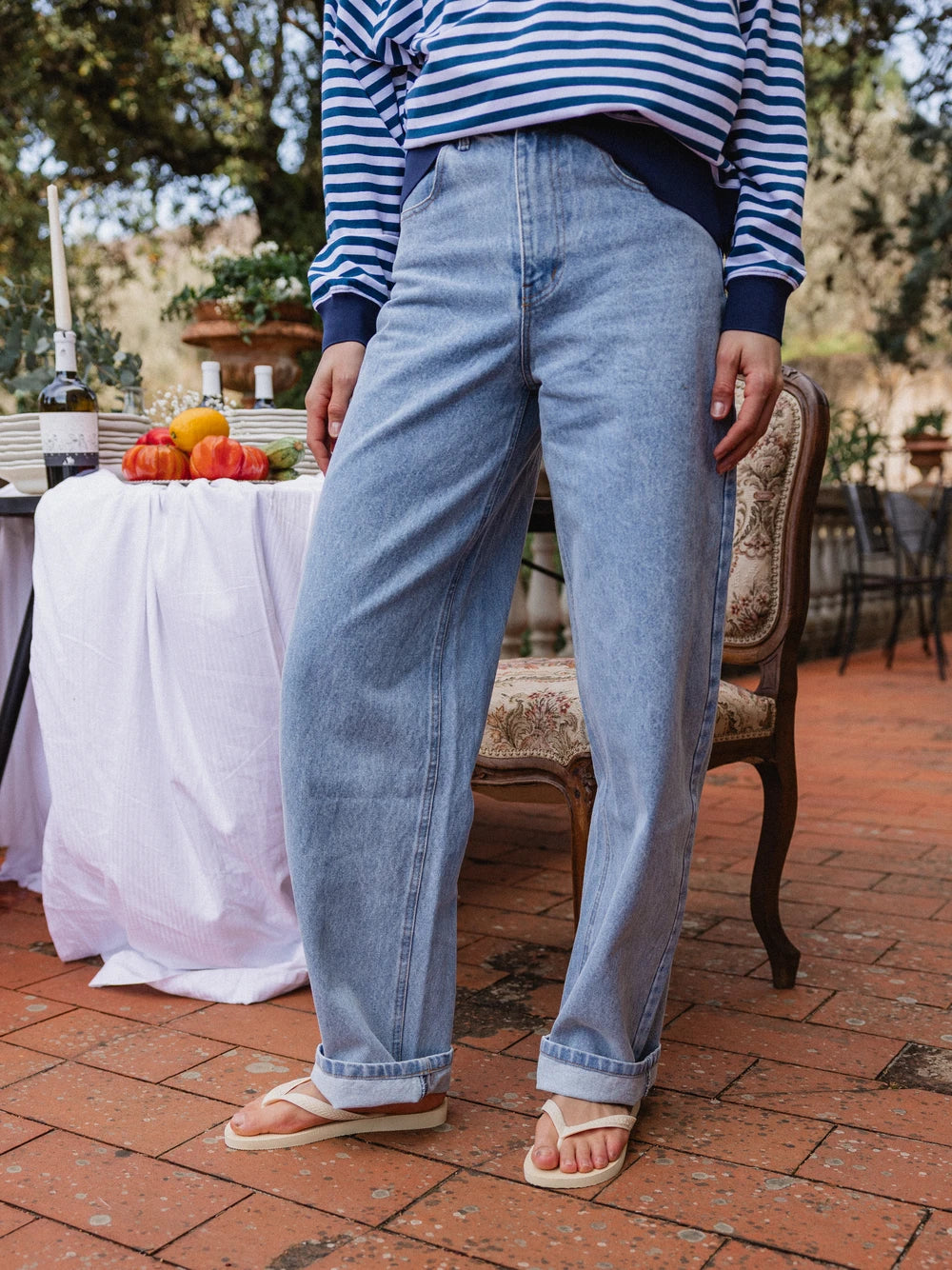 Light Blue Femme Jeans