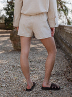 Beige Linen Short