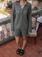 Green Chrochet Short