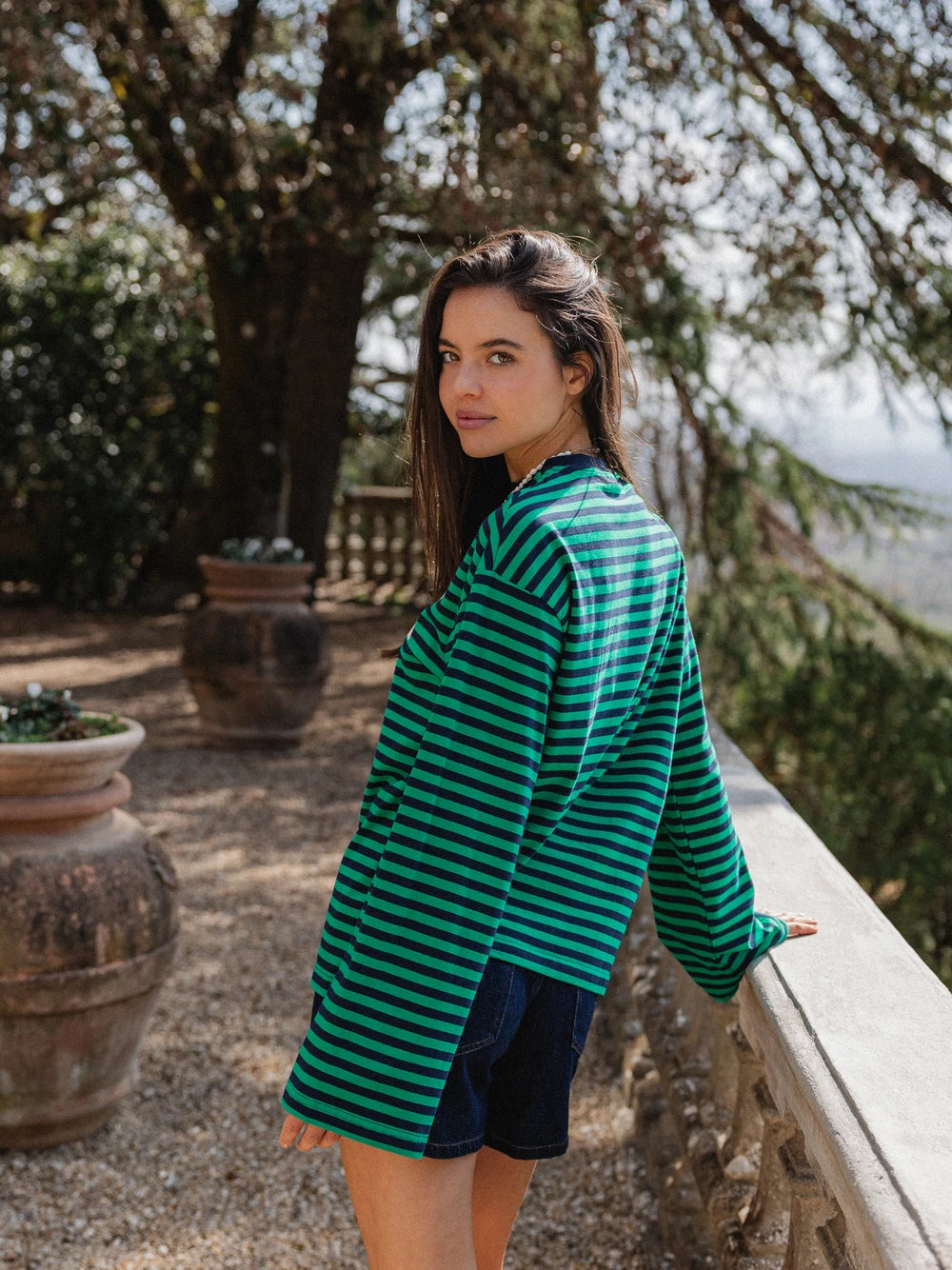 Green Stripe Tomatoes Longsleeve