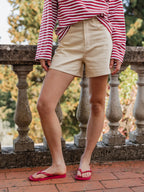 Butter Yellow Tuscany Denim Short