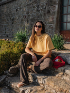 Yellow Stripe Soft T-shirt