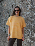 Yellow Stripe Soft T-shirt