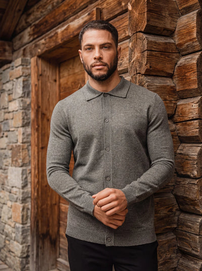 Green Wool Cardigan