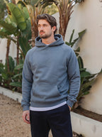 Blue Basic Oversized Hoodie