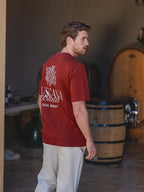 Red Tuscana Oversized T-Shirt