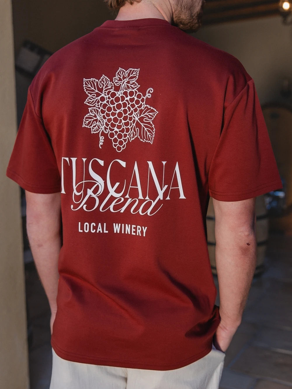 Red Tuscana Oversized T-Shirt