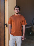 Burnt Orange Grapes Oversized T-Shirt