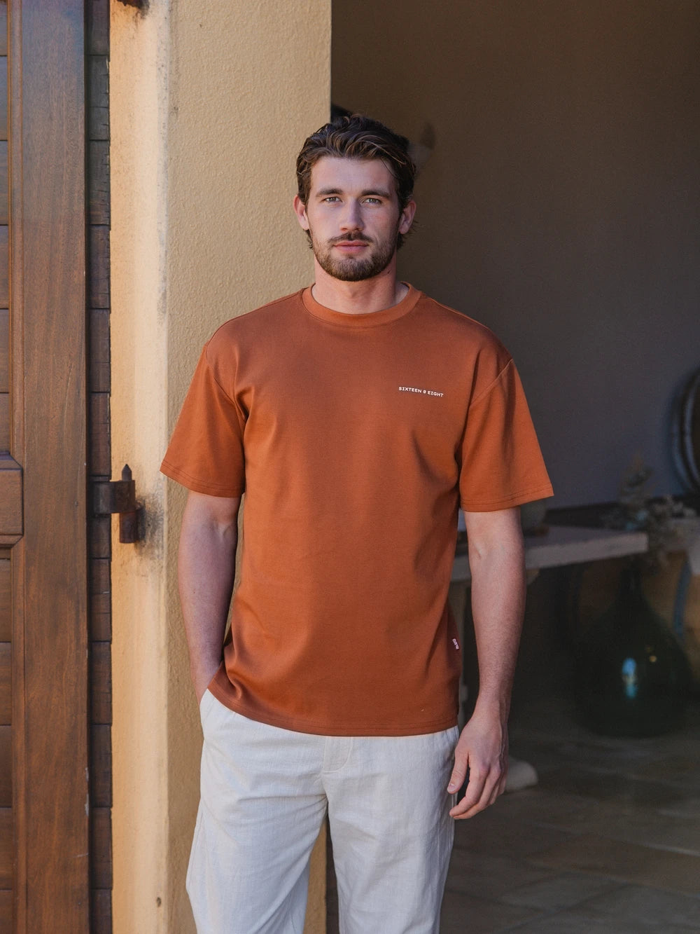Burnt Orange Grapes Oversized T-Shirt