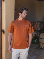 Burnt Orange Grapes Oversized T-Shirt