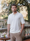 Off White Relaxed Polo