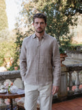 Light Brown Linen Shirt
