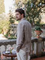 Light Brown Linen Shirt