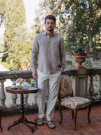 Light Brown Linen Shirt