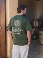 Grünes Oversized Toskana T-Shirt