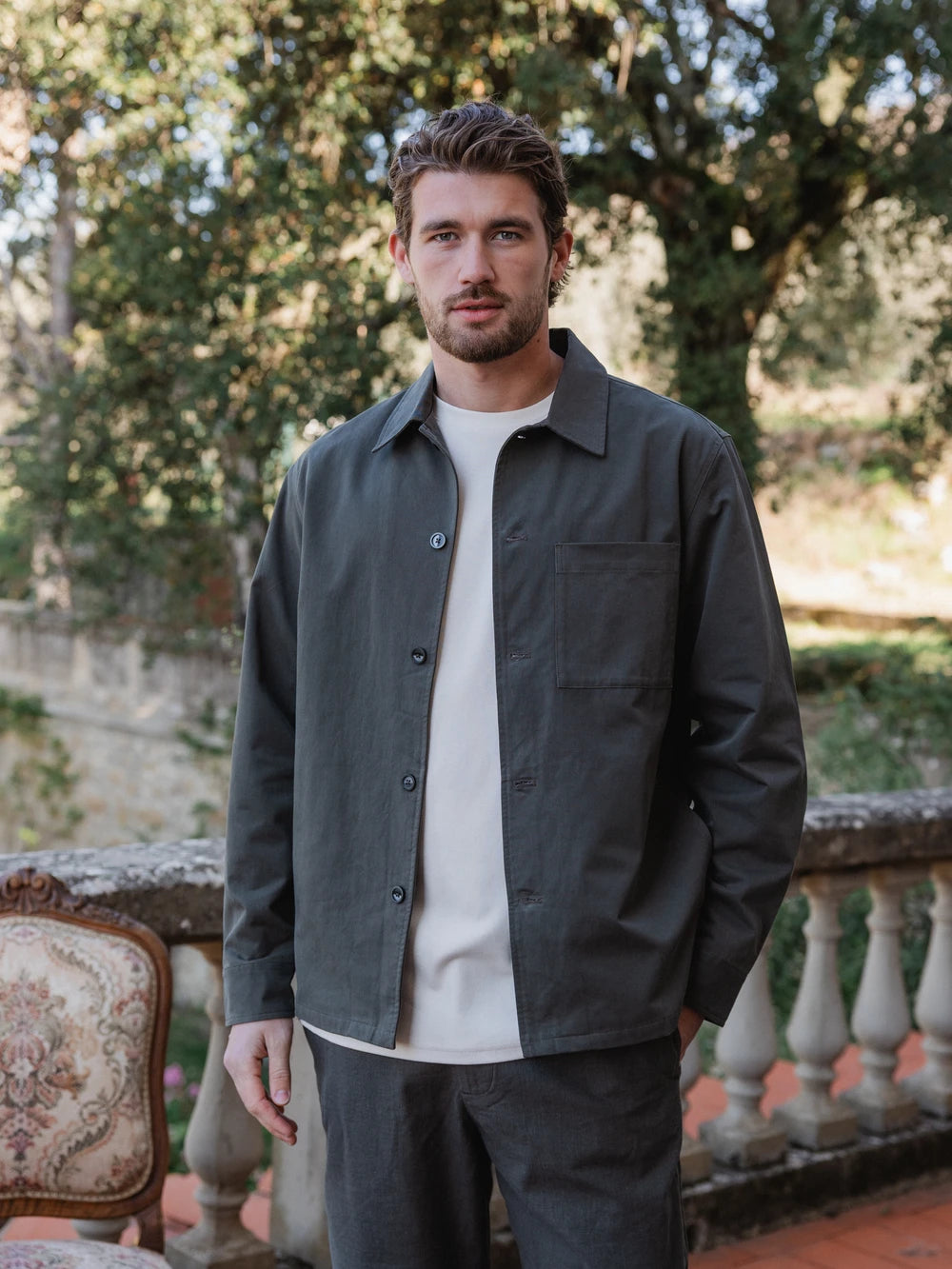 Army Structured Overshirt