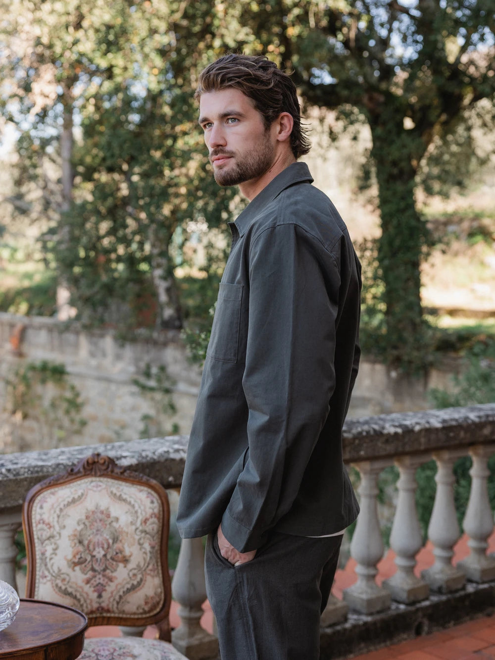 Army Structured Overshirt