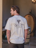 Cream Grapes Oversized T-shirt
