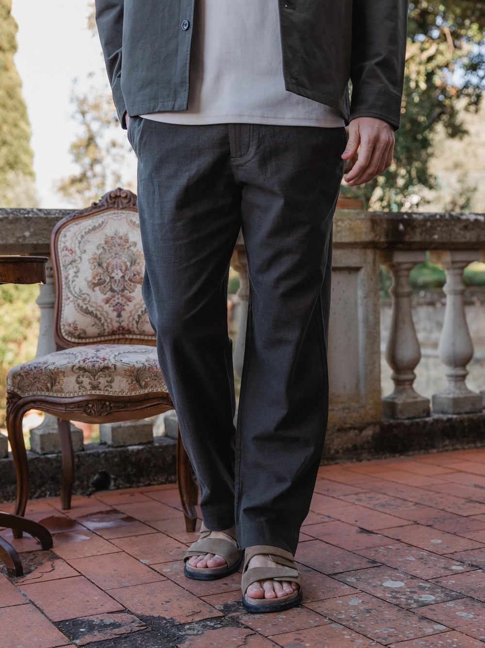 Army Cotton/Linen Pants